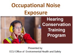 Hearing Conservation