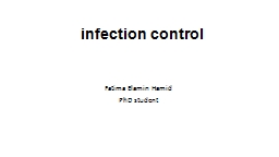 infection control