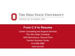 PowerPoint Presentation - Ohio Union Activities Board