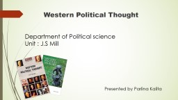 Western Political Thought
