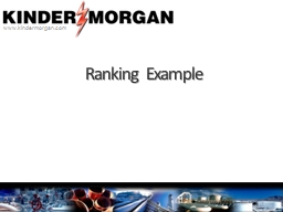Ranking Example Sept 24
