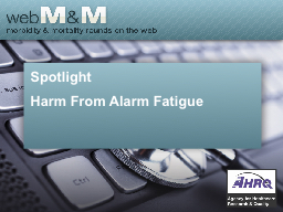 PowerPoint Presentation - Patient Safety Network - AHRQ