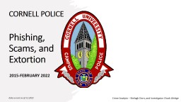 Fraud and Phishing Scams, January 2015 to February 2022