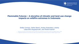 Wildfire dynamics in Russia: the FLAM approach - IIASA PURE