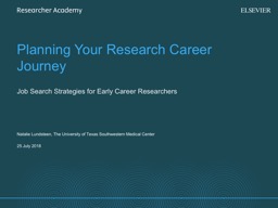 PowerPoint Presentation - Elsevier Researcher Academy