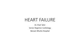 HEART FAILURE