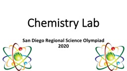 Chemistry Lab - Scilympiad