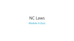 Module Quizzes