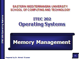 CSIT202 - Eastern Mediterranean University