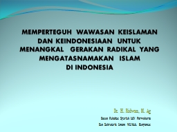 TANTANGAN NU MENGHADAPI ARUS GERAKAN ISLAM ...