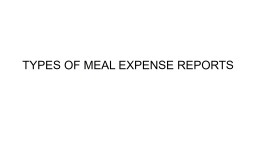 ENTERING MEAL TRANSACTIONS INTO CONCUR - TAMS