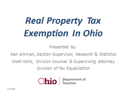 PowerPoint Presentation - Ohio Department of Taxation