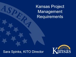KITO Slides - Sara Spinks - KU Information Technology