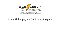Our Safety Plan - Utility Construction Services