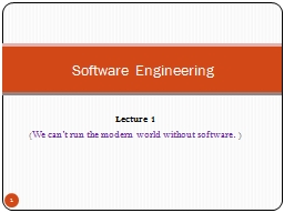 Software Engineering