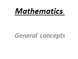 Mathematics