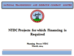 16-3-14 NTDC projects required Financing.pptx