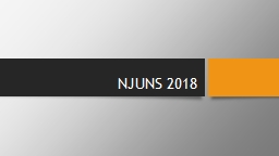 NJUNS 2018