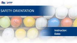 Safety Orientation Template