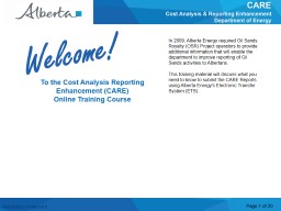 CARE Reporting