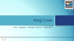 King Cove 2019 PPT - Aleutians East Borough