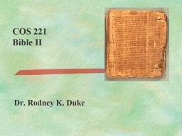 OT LITERATURE P&R 2010