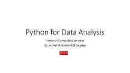Python for Data Analysis