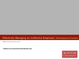 BOSTON UNIVERSITY MANAGEMENT TRAINING