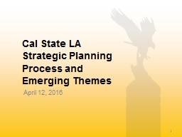 PowerPoint Presentation - Cal State LA