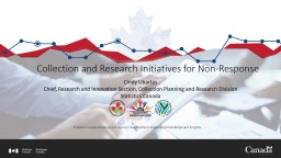Data Collection Initiatives to Face Declining Response Rates at ...