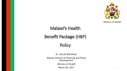 Integrated Health Services Delivery