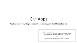 Presentations - CivilApps