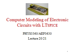 LTspice_lecture.pptx - classe.cornell.edu