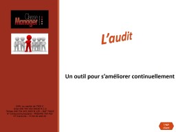 Présentation PowerPoint - Classe Manager