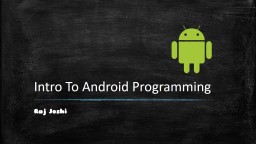 Intro To Android Programming
