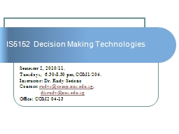CS4256 Business Intelligence Systems - NUS Computing