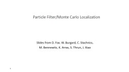 Particle Filters - Computer Science at Columbia University