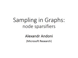 Sublinear Algorithms