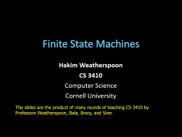 PowerPoint Presentation - Cornell: Computer Science