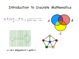 Introduction to Discrete Mathematics