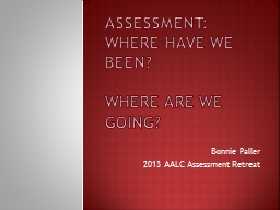 Assessment Top to Bottom and Across