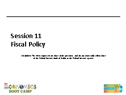 Fiscal Policy - Federal Reserve Bank of Dallas