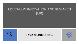 EDUCATION INNOVATION AND RESEARCH (EIR) - ED.gov