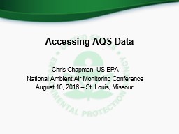 Obtaining AQS Data (pptx) - EPA
