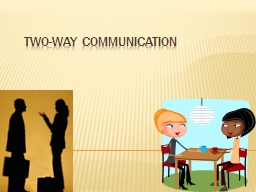 Two-way communication
