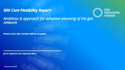Plan gap analysis - Gas Networks Ireland