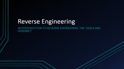 Reverse Engineering