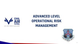 Safety Education Brief - Civil Air Patrol