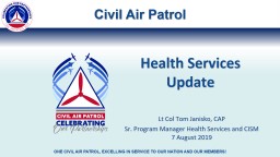 Slide 1 - Civil Air Patrol