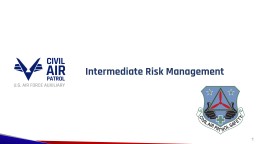 Intermediate Risk Management - Civil Air Patrol